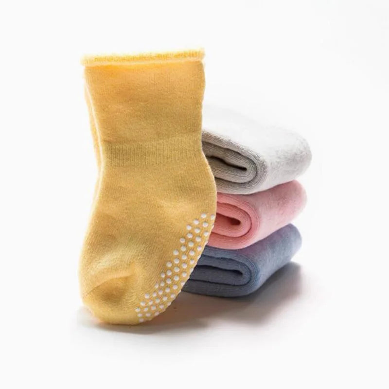 Cotton Baby Socks Autumn Winter Thicken Warm Newborn Boy Girl Floor Socks Baby Non-slip Terry Socks for Boys Girls 0-3 Year