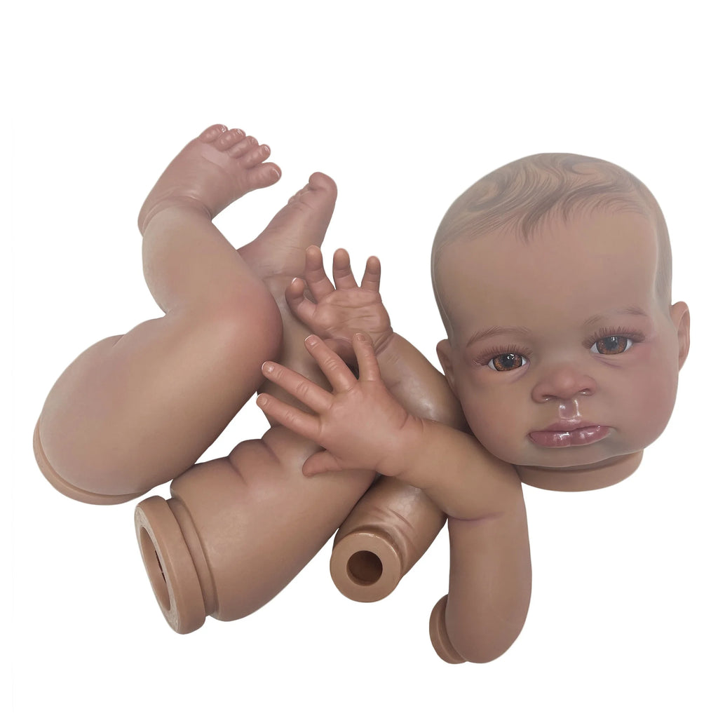 Doll Kit Vinyl Dark Skin 18-20 Inch Starting Point For DIY Reborn