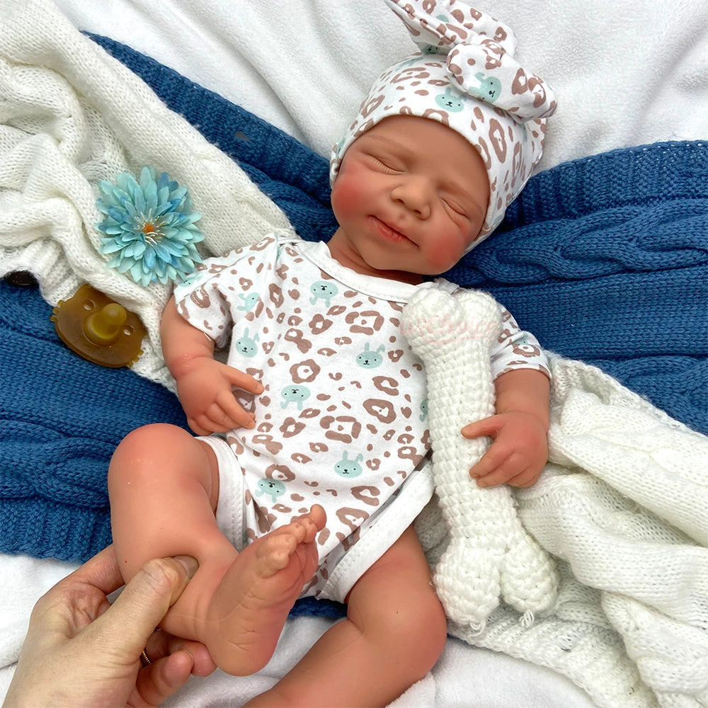 20 Inch Full Body Silicone Reborn Baby Girl/Boy Anatomically Correct Realistic 3D Skin Tone