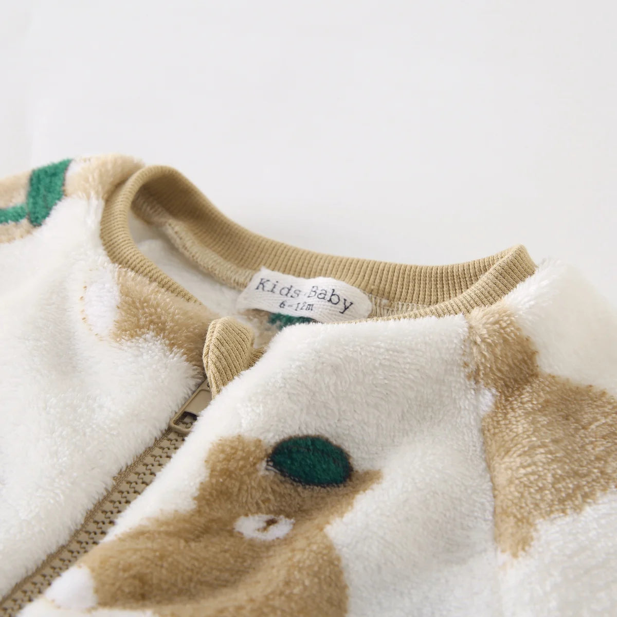 Winter Fleece Infants Thickened Long Sleeve Jumpsuits Warm Animals Baby Rompers Clothing Cute Bear