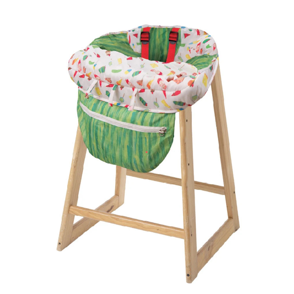 Shopping Cart Cushion Protective Pad Travel Baby Seat Covers with Safety Belt