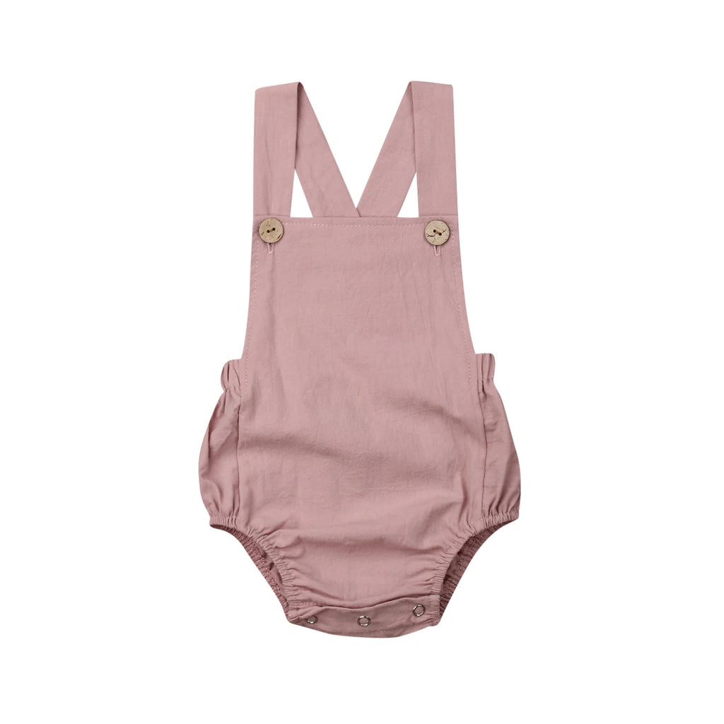 Baby Cotton Sleeveless Bodysuit – Summer Stripes & Solids, 3M–3Y