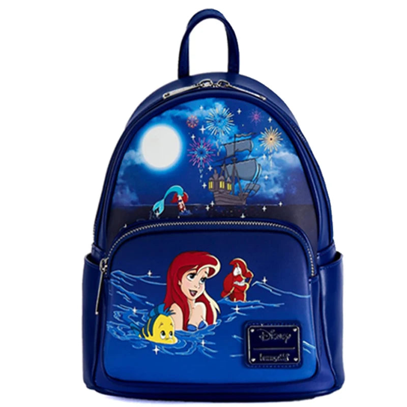 Sequin Mini Backpack Multicolour Snow Globe Motif