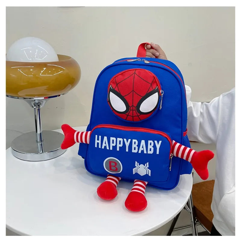 Disney backpack fashion cartoon cute boys and girls backpack lightweight anti-lost kindergarten bag