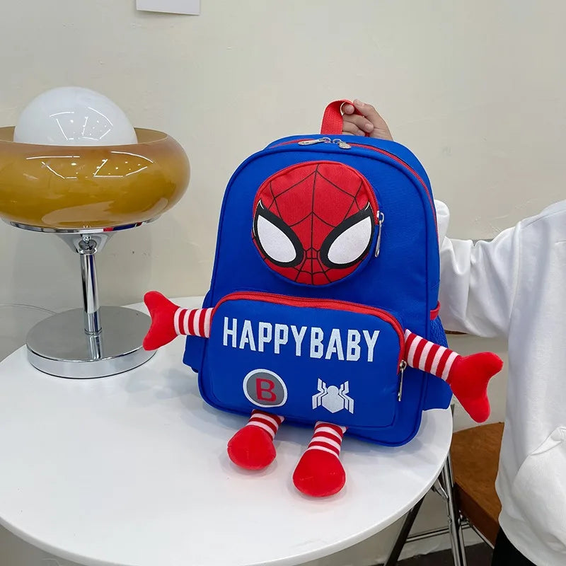 Disney backpack fashion cartoon cute boys and girls backpack lightweight anti-lost kindergarten bag