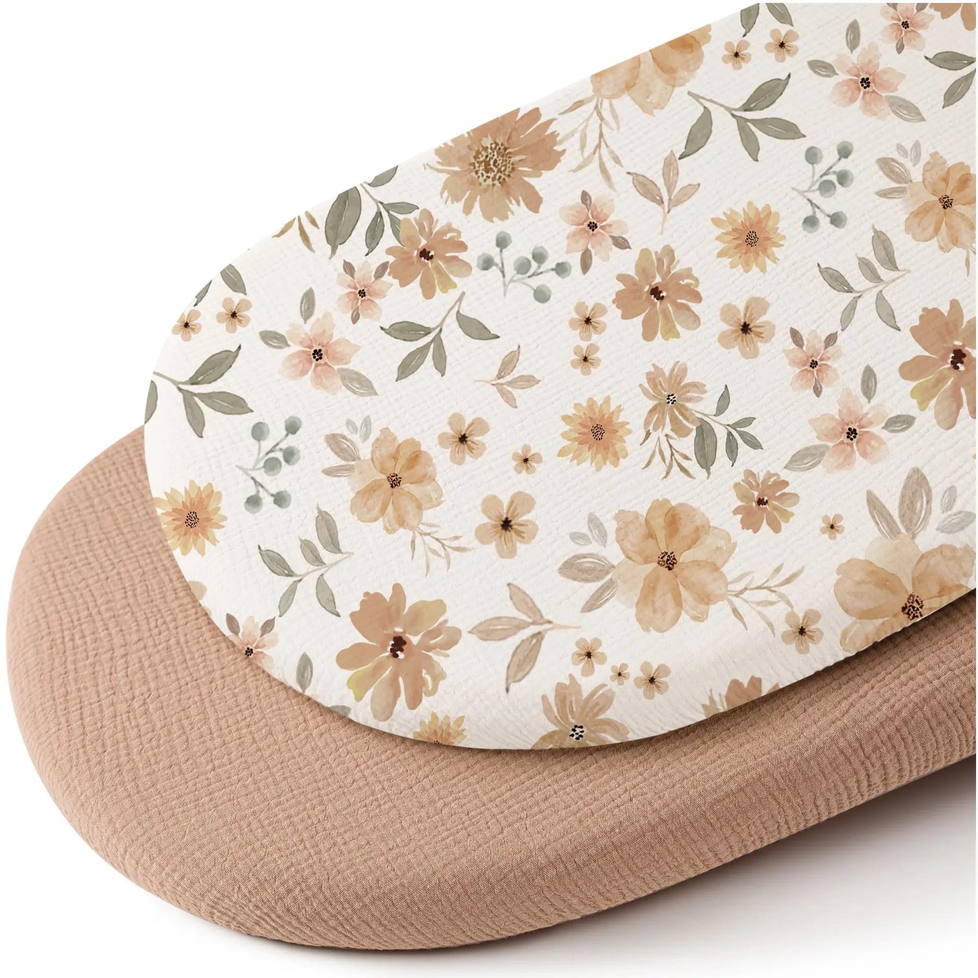 Two Pack Breathable Cotton Baby Crib Fitted Sheets Universal 32x17 Inches Soft and Cozy For Your Newborn