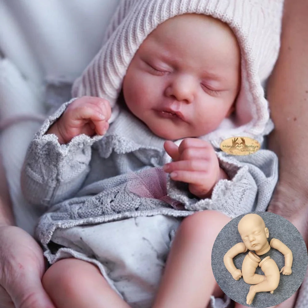 Reborn Baby Kit Vinyl 18-19 Inches With Cloth Body Molds