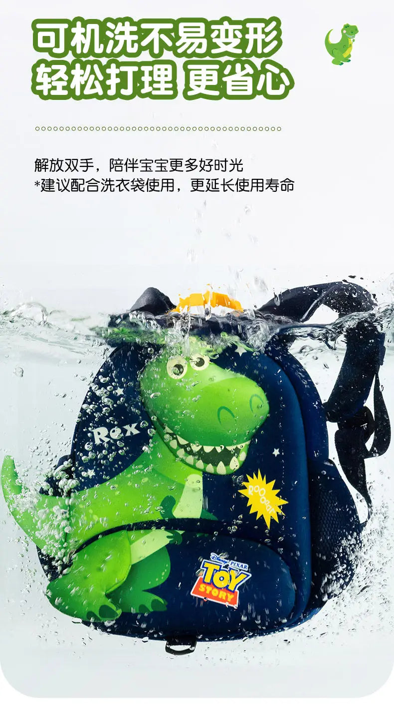 Toy Story Orthopedic Backpack Woody Buzz Lightyear Rex Ultra Light Spine Protection School Bag Kindergarten Primary Student Gift