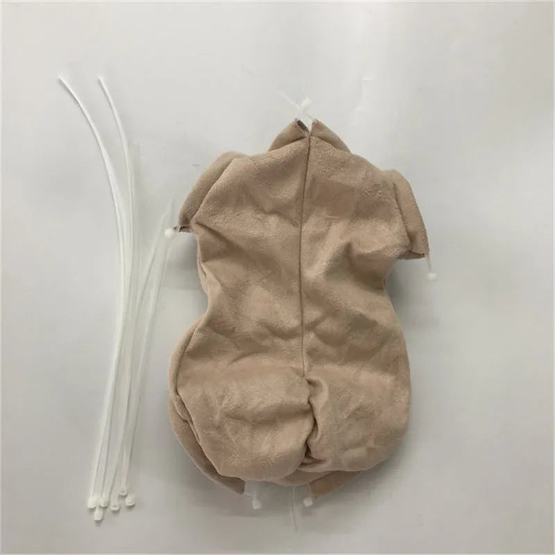 With zip rope 18 22 24 28 inch Reborn doll Polyester Fabric Cloth body DIY Reborn baby Accessories