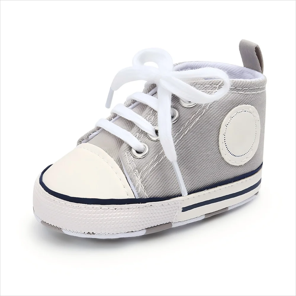 Unisex Baby Canvas Shoes 0 To 18 Months Multicolor Classic Casual Anti Slip Soft Sole First Walkers