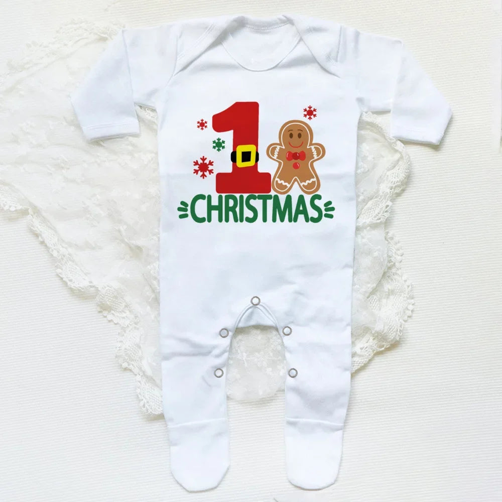 Your Baby's First Christmas Babygrow Sleepsuit So Cozy