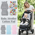 Stroller Seat Cushion Oxford Cloth Grey Dual-Sided Fits Most Carriages