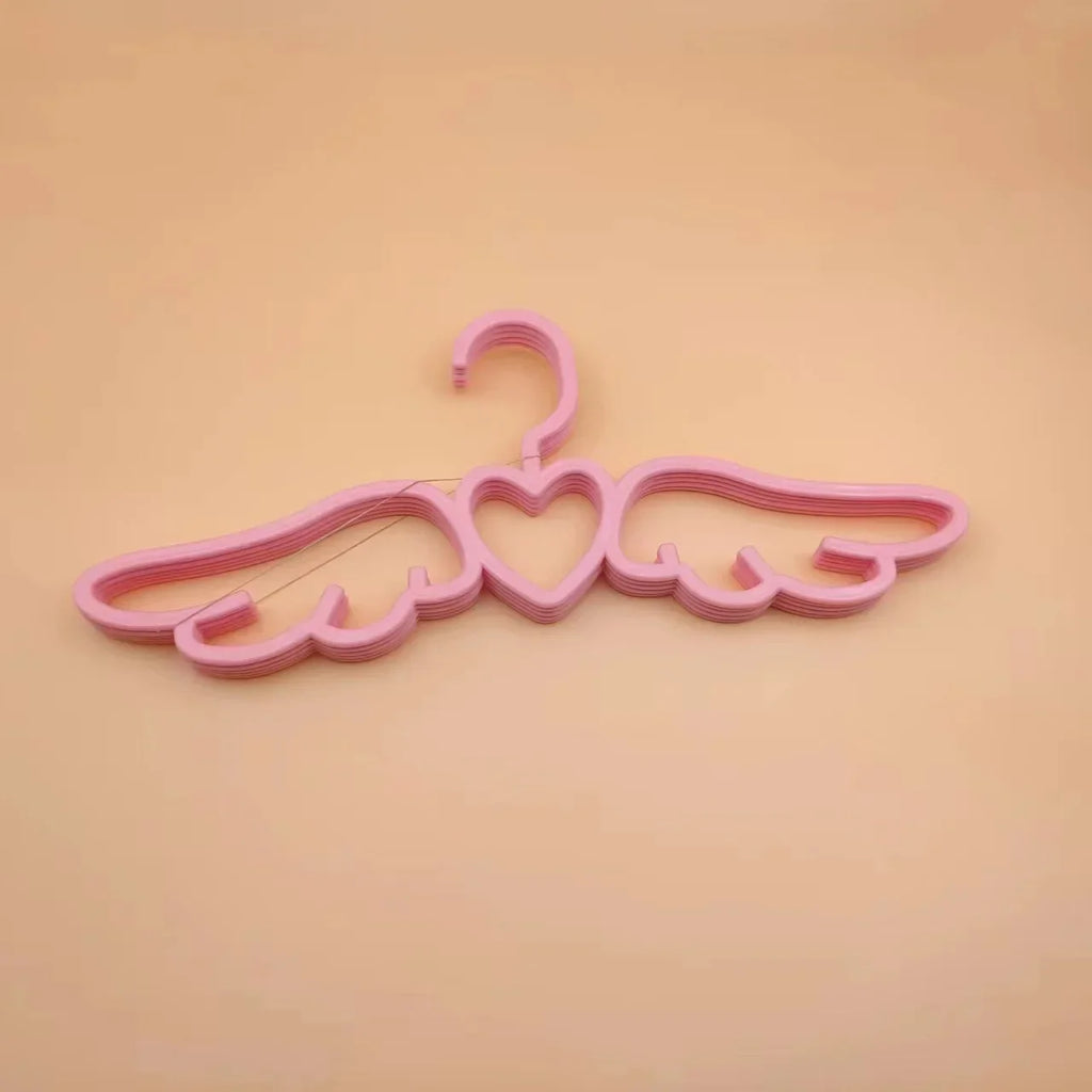 20/10/5pcs Hanger Angel Love Clothes Hanger Household Seamless Cute Clothes Hanger Tie Scarf Drying Clothes Rack Wholesale