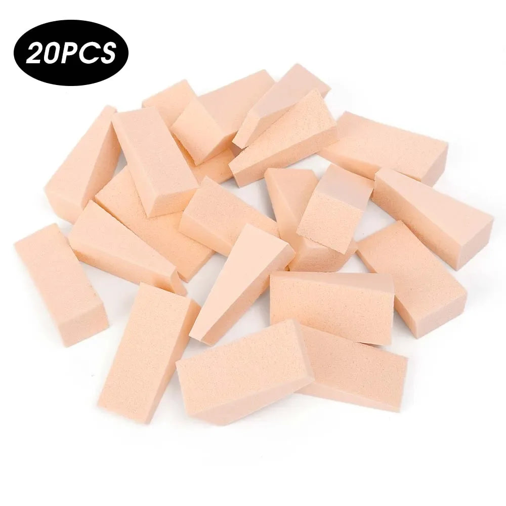 Foundation Sponge Latex Triangle Soft Precise Wet And Dry Use
