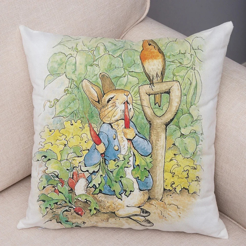 Cushion Covers Polyester Peach Skin Finish 4 Pack