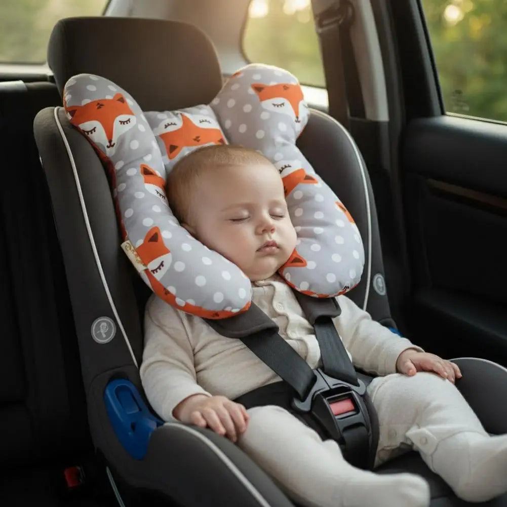 Baby Pillow Protective Travel Car Seat Head Neck Support Pillows Children U Shape Headrest Toddler Cushion For Kids