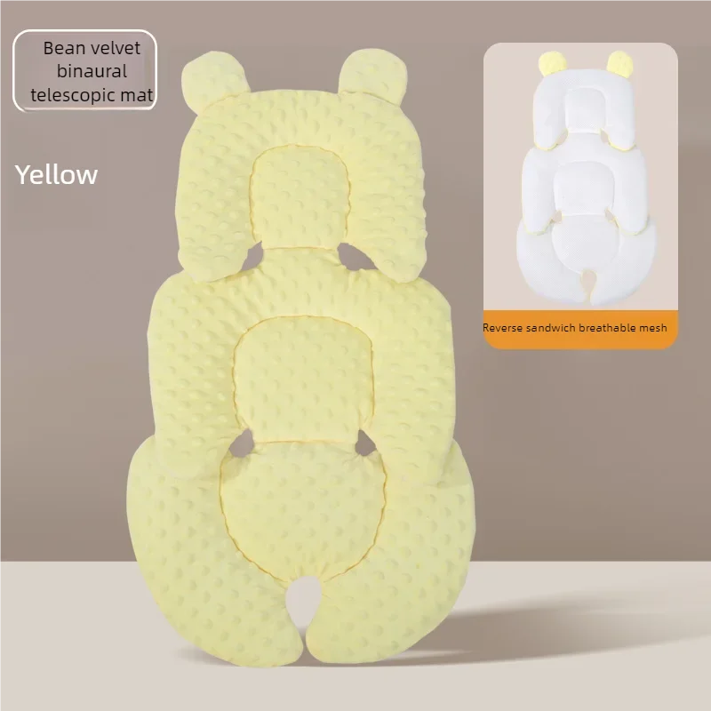 Baby Stroller Cushion Universal Insulation Mattress Insert for Car Seat, Breathable Mesh on Both Sides for All Seasons