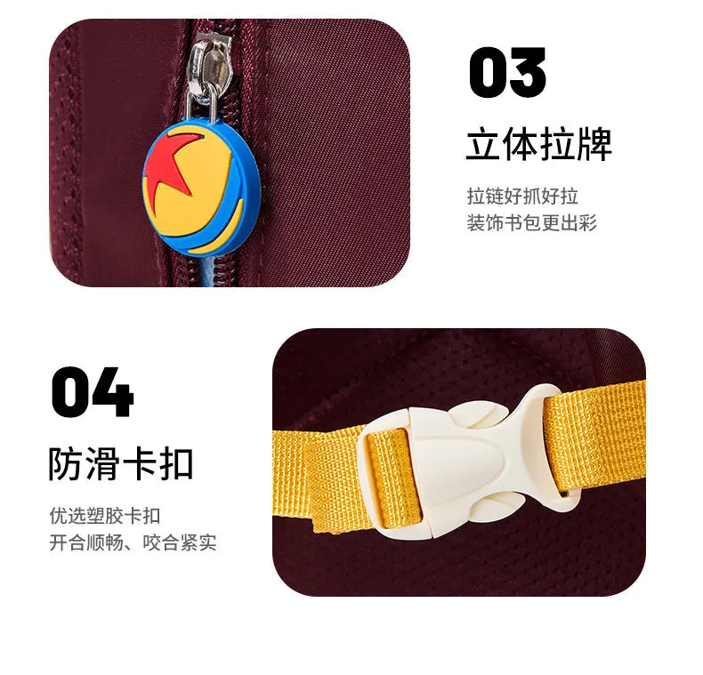 Toy Story Orthopedic Backpack Woody Buzz Lightyear Rex Ultra Light Spine Protection School Bag Kindergarten Primary Student Gift