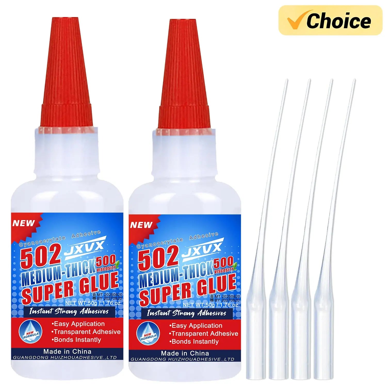 50g Professional 502 Super Glue Extra Strong Fast Instant Adhesive, for magnets