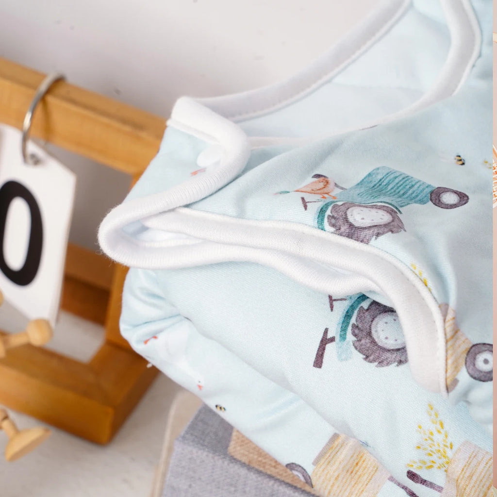 HappyFlute Baby Sleeping Bag Bamboo Cotton Warm Wearable Blanket Winter Print Vest Sleep Sack For Newborn