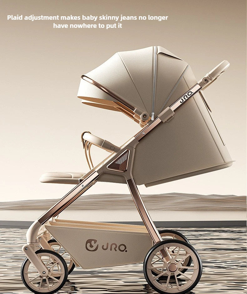 2025 New High-view Twin Baby Stroller Can Sit or Lie Down Baby Stroller Lightweight Foldable Double Baby Stroller
