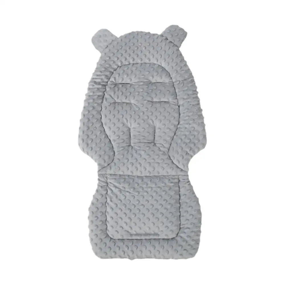 Stroller Seat Cushion Oxford Cloth Grey Dual-Sided Fits Most Carriages