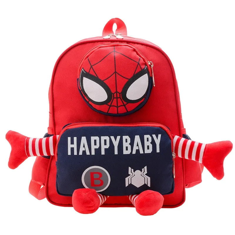 Disney backpack fashion cartoon cute boys and girls backpack lightweight anti-lost kindergarten bag