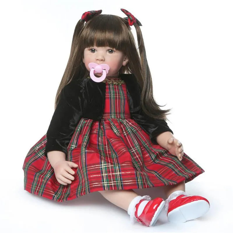 New Models Reborn Toddler Doll Sticked Hair Wigs Fit Circumference of Doll's Head is About 41cm DIY Reborn Baby Dolls Hair Wig