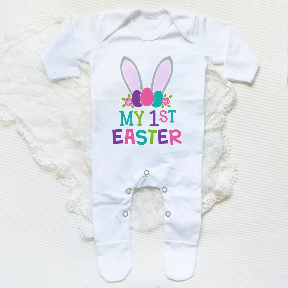 Your Perfect My First Easter Unisex Baby Sleepsuit Romper For Cozy Hospital Homecoming