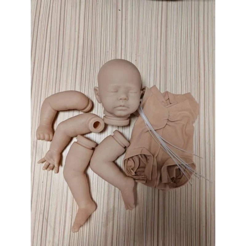 16 Inch Zori Reborn Doll Kit Cloth Body Unpainted Soft Touch DIY