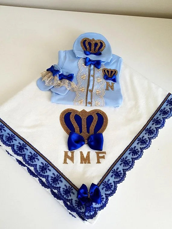 Your Newborn Welcome Set Soft Cotton Outfit And Blanket