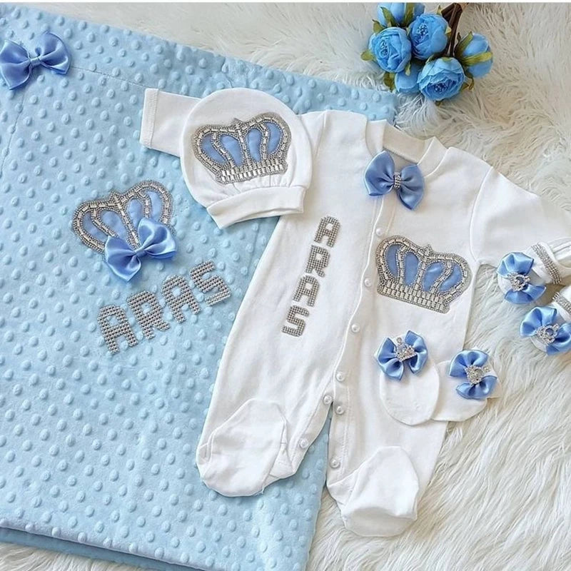 Your Perfect Cotton Outfit Set With Personalization Crown