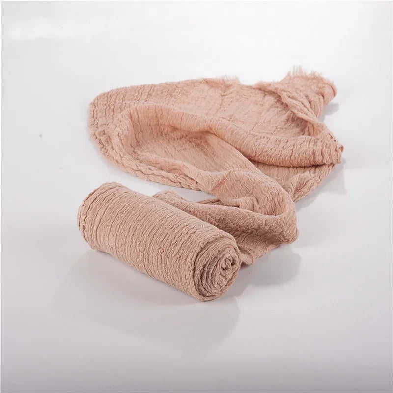 Newborn Photography Props Wrap Cotton Swaddle Blanket Stretchable Baby Backdrop Unisex Accessories