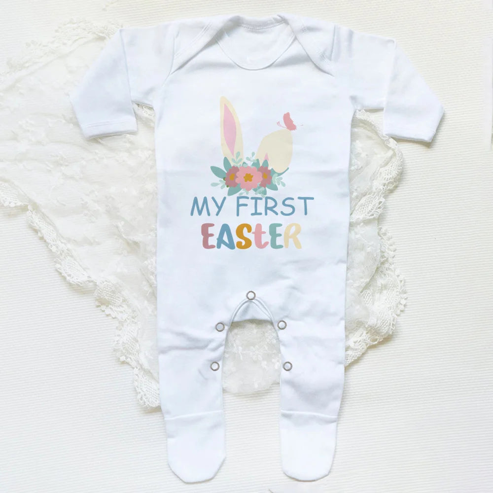 Your Perfect My First Easter Unisex Baby Sleepsuit Romper For Cozy Hospital Homecoming