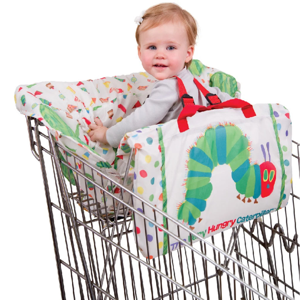 Shopping Cart Cushion Protective Pad Travel Baby Seat Covers with Safety Belt