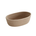 1PCS Nordic Cotton Rope Storage Baskets Woven Desktop Sundries Kids Toys Organizer Box Baby Dirty Clothes Laundry Basket Hamper