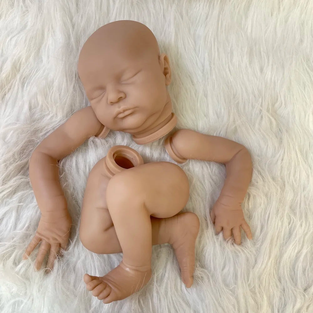 Reborn Doll Kit Laura Vinyl Unpainted With Cloth Body