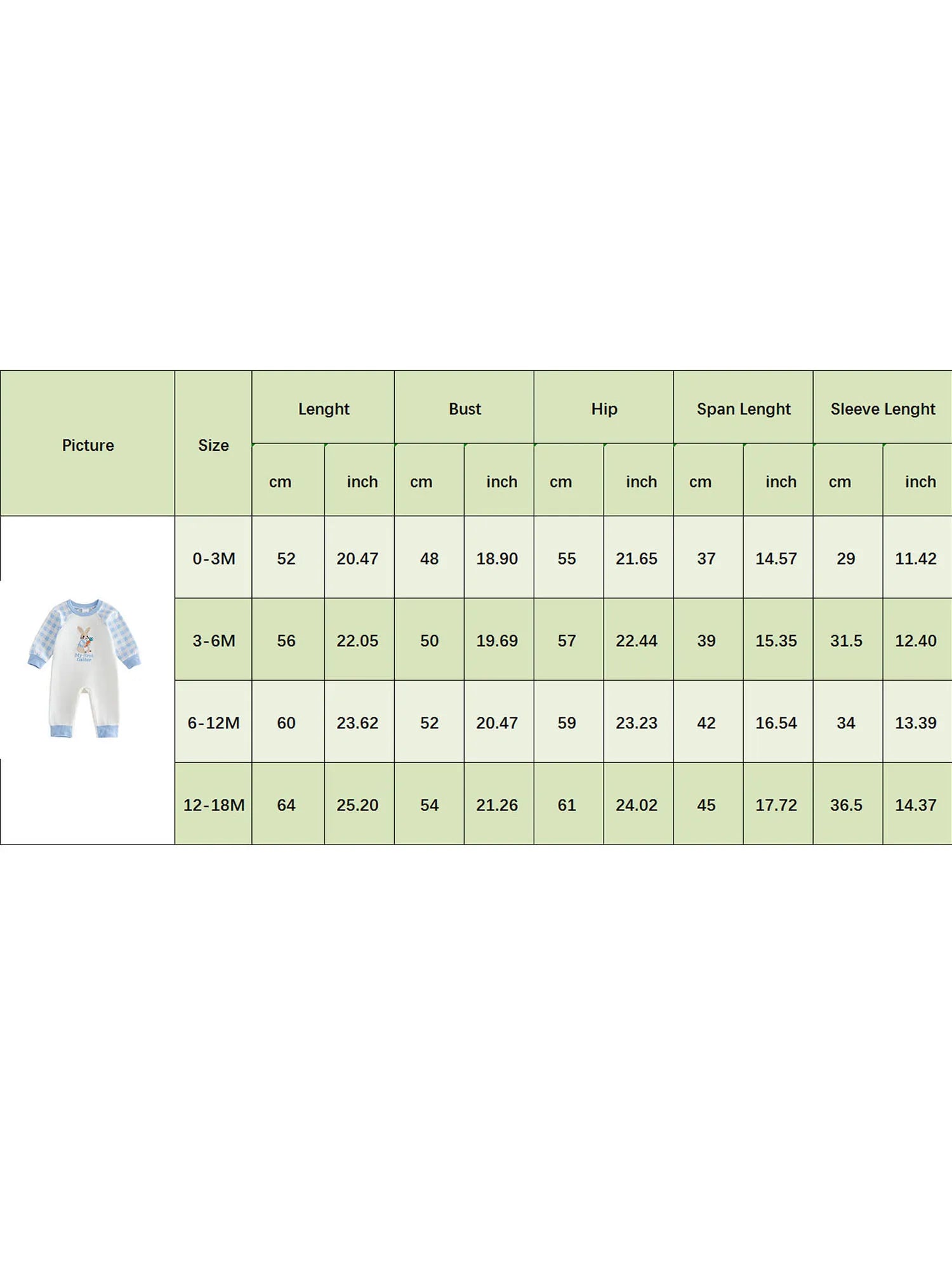 Cute Baby Easter Romper Bunny Letter Embroidered Plaid Long Sleeve Crew Neck Newborn Baby Rabbit Jumpsuit Costume