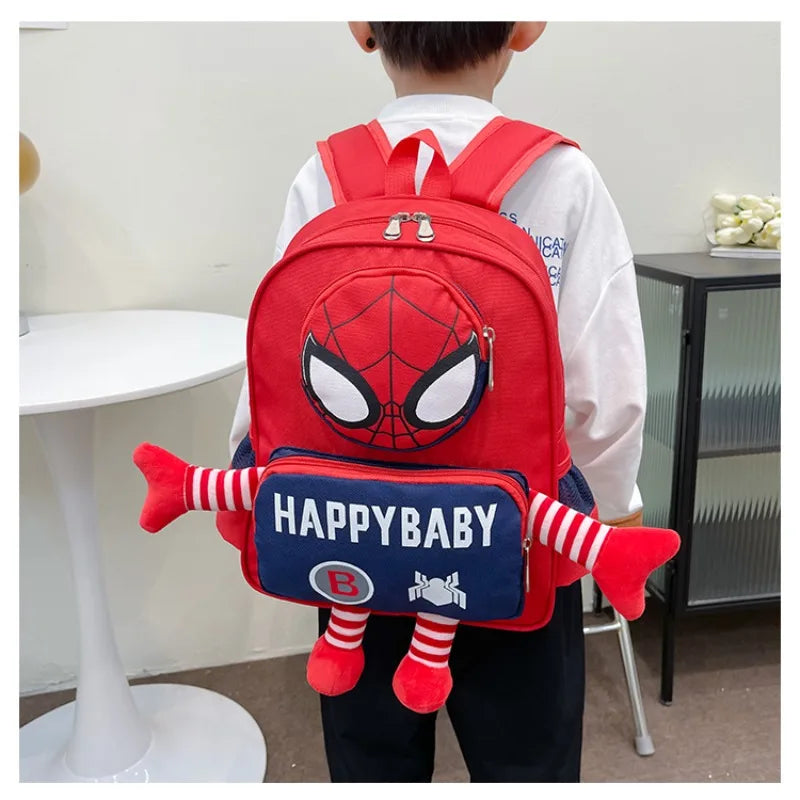 Disney backpack fashion cartoon cute boys and girls backpack lightweight anti-lost kindergarten bag