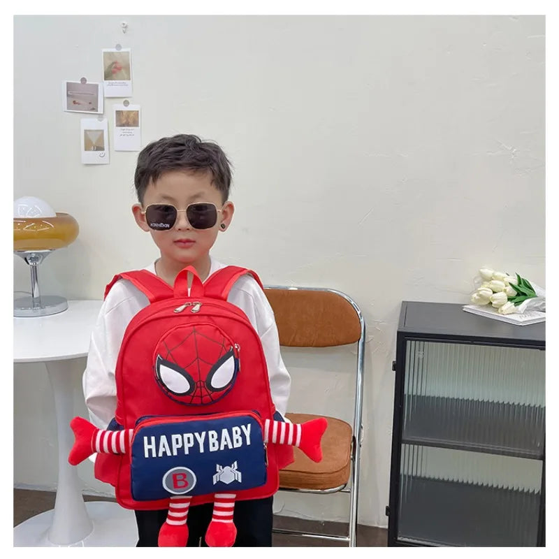 Disney backpack fashion cartoon cute boys and girls backpack lightweight anti-lost kindergarten bag