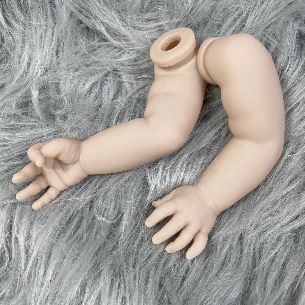 Reborn Doll Kit Vinyl Unpainted Cloth Body Included