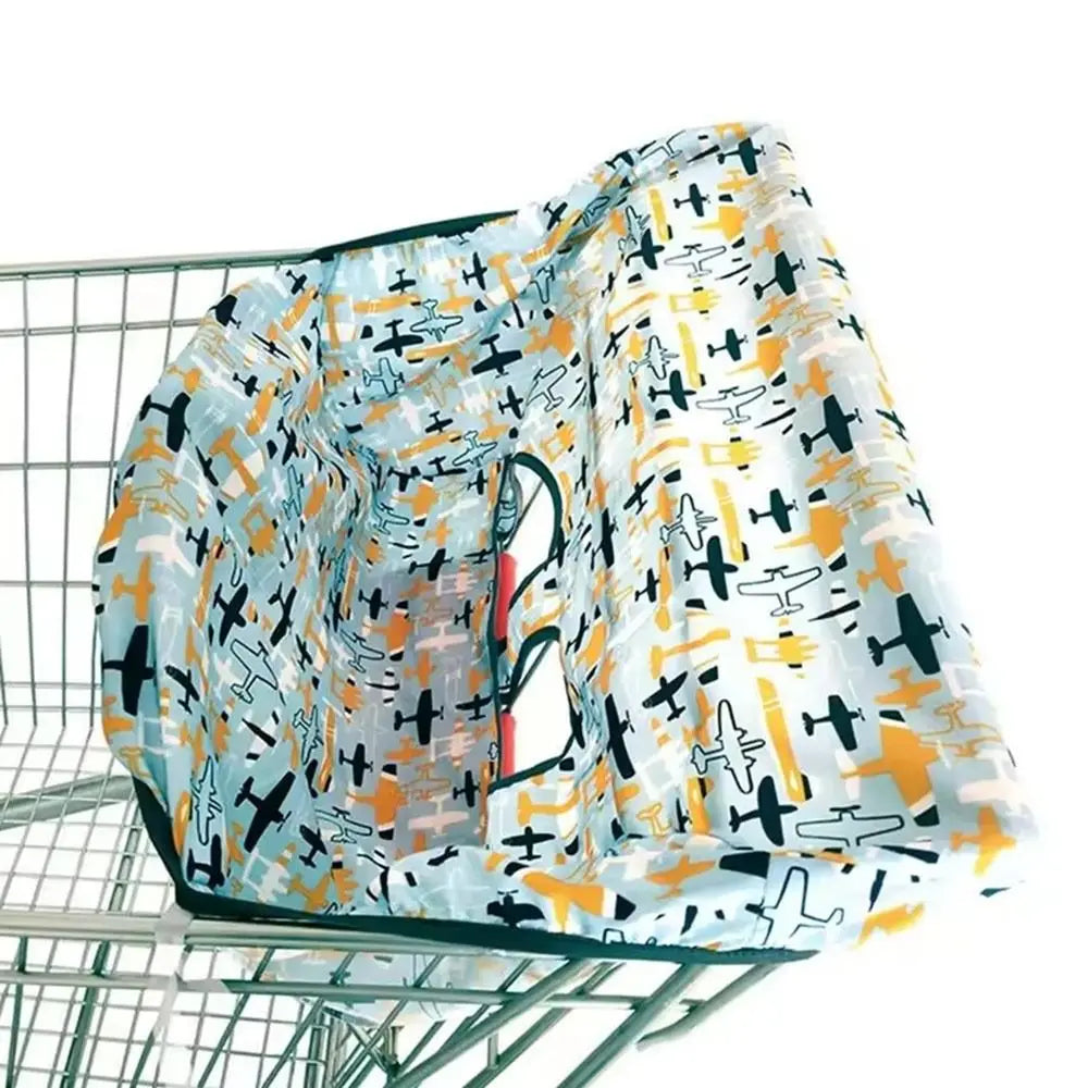 Cartoon Shopping Cart Cover Waterproof Anti-Dirty Kids Seat Cushion Item Baby Seat Pad for Grocery Supermarket Traveling