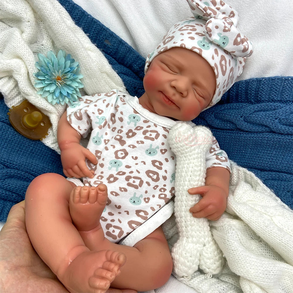 20 Inch Full Body Silicone Reborn Baby Girl/Boy Anatomically Correct Realistic 3D Skin Tone