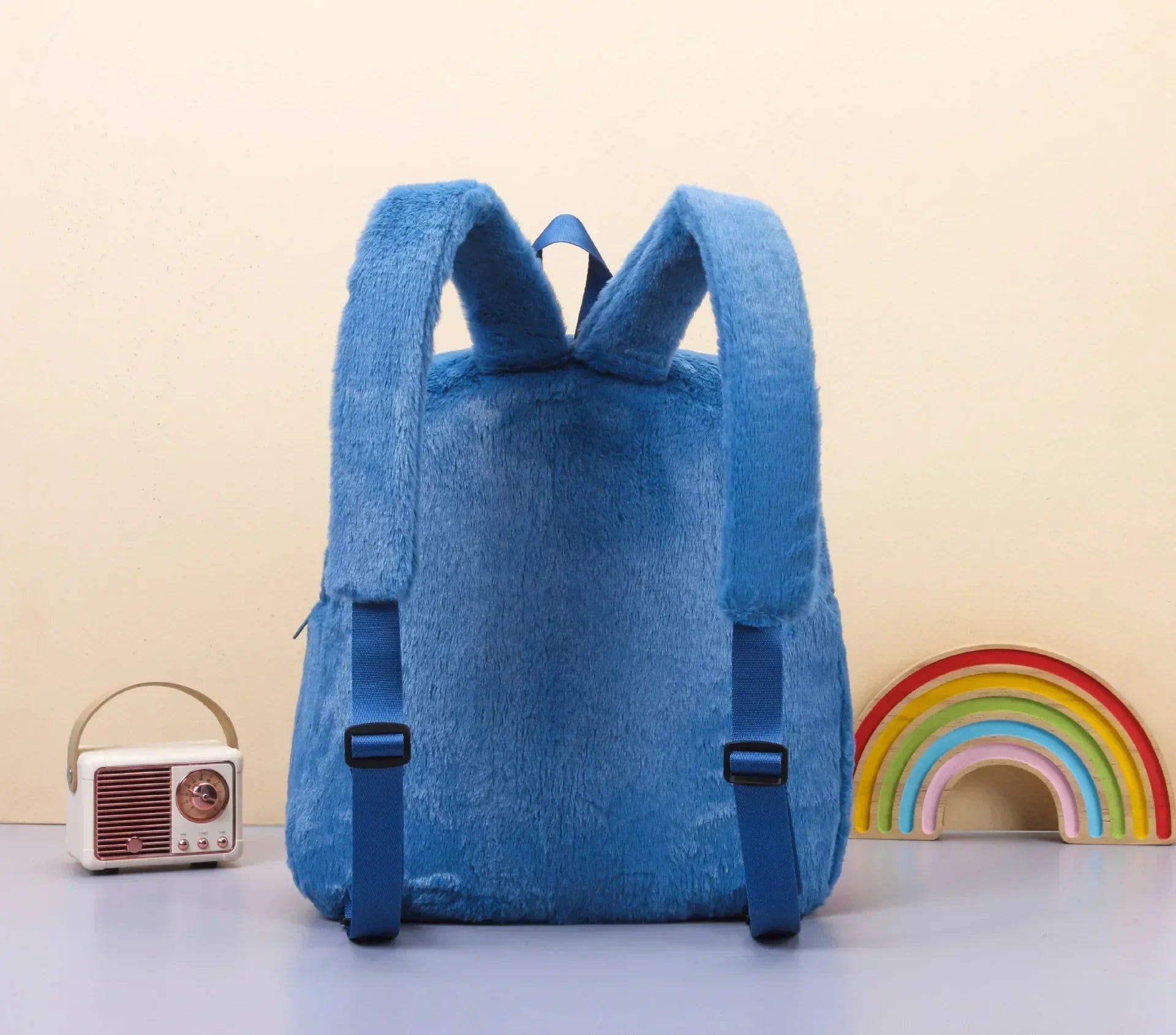 Stitch Backpack Plush Ins Japanese Funny Cartoon Large-Capacity Student Backpack Kindergarten Bag Child Gift