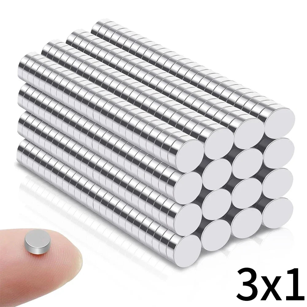 100/300Pcs Small Round Magnet 3x1 Magnet 3mm X 1mm