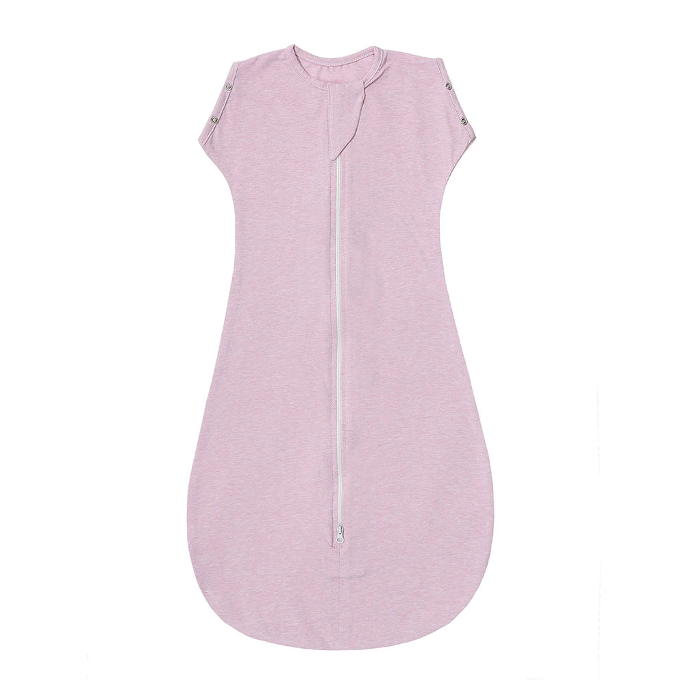 SU3009 Newborn Sleepsack Soft Cotton Natural Double Zipper