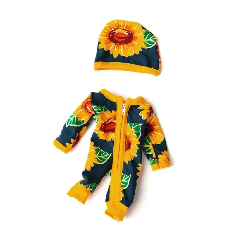 Doll Jumpsuit Cloth Slip-On For 10-12 Inch Dolls Quick Wardrobe Change