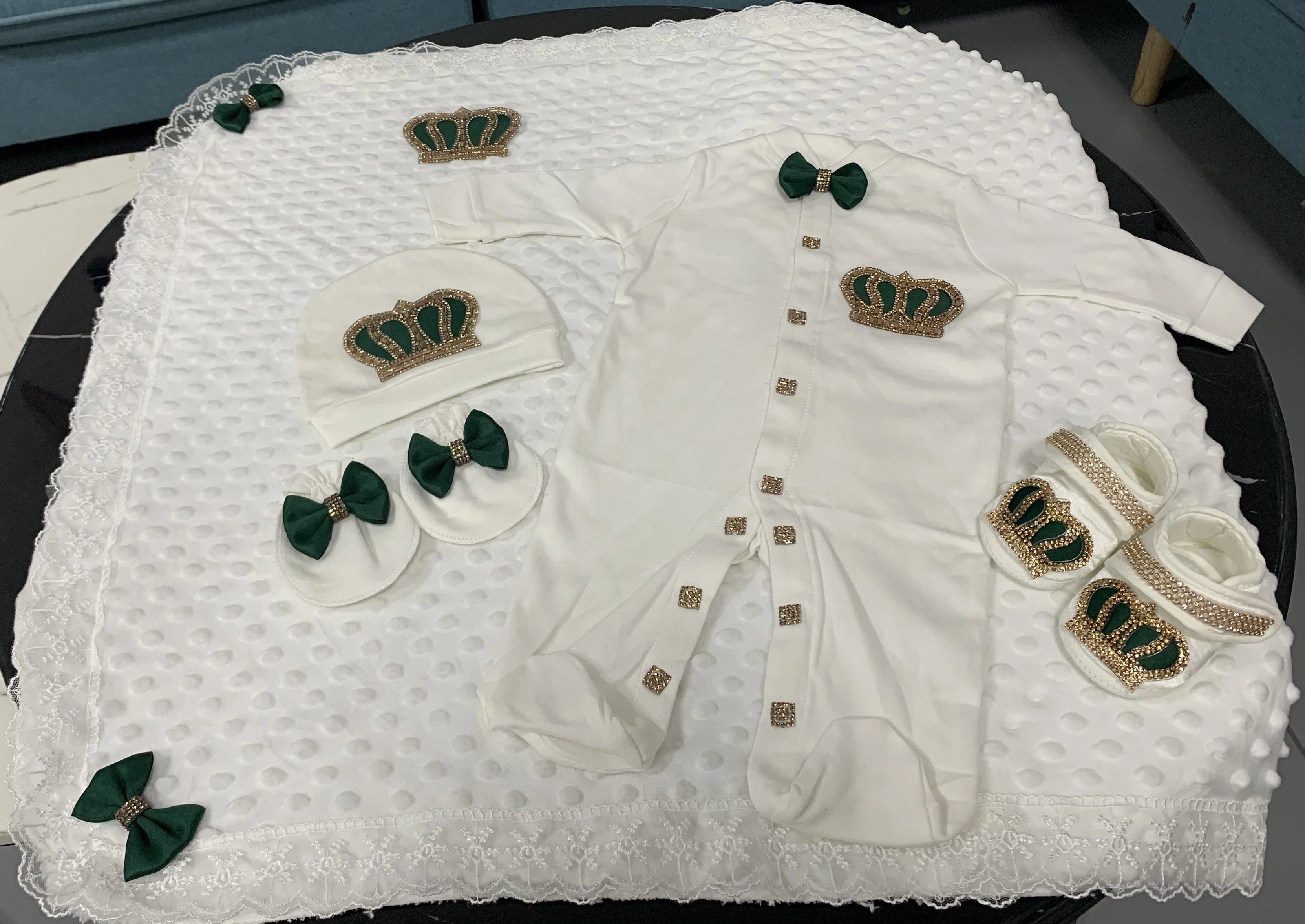 Your Perfect Cotton Outfit Set With Personalization Crown