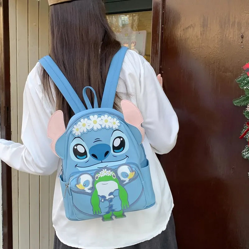 Disney cartoon Mary Cat Kids Backpack Donald duck Schoolbag Girls Boys Cute Backpack Bag