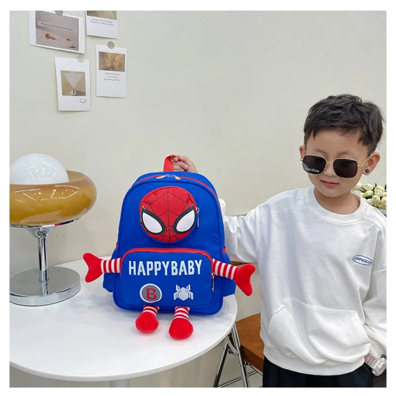 Disney backpack fashion cartoon cute boys and girls backpack lightweight anti-lost kindergarten bag